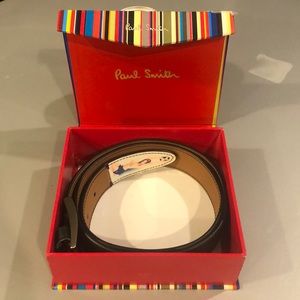 Paul Smith Naked lady black leather belt